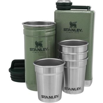 Stanley Darčeková súprava fľaša/fľaša sérieAdventure 250 ml + panáky 4 ks zelená
