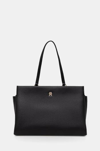 Kabelka Tommy Hilfiger čierna farba, AW0AW17197