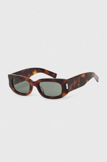 Slnečné okuliare Saint Laurent hnedá farba, SL 697
