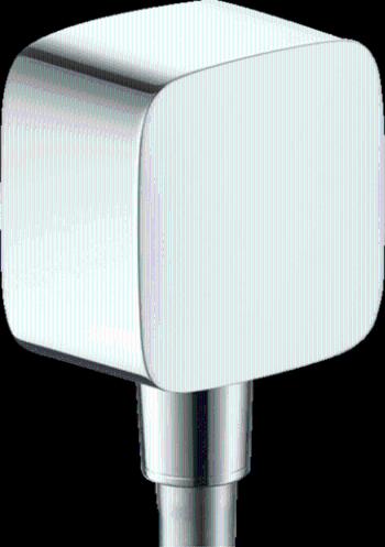 Prípojka hadice Softcube Hansgrohe FixFit, chróm 36731000
