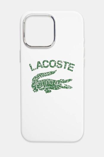 Puzdro na mobil Lacoste iPhone 16 Pro Max 6.9 biela farba, LCHMP16XUCRH