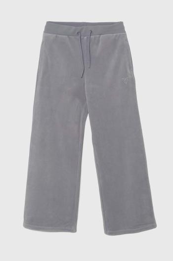 Detské tepláky Guess sivá farba, jednofarebné, J4RQ16 KBXI2