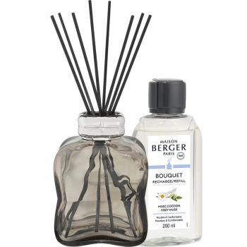 Maison Berger Paris Darčeková sada aróma difuzér Cosy Brown + náplň Cozy Musk 200 ml