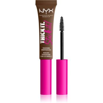 NYX Professional Makeup Thick it Stick It Brow Mascara riasenka na obočie odtieň 06 Brunette 7 ml