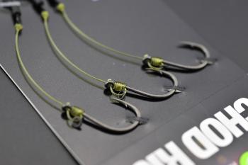 Korda hotové montáže chod rig long barbed-háčik 10