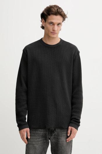 Bavlnený sveter Levi's čierna farba, ľahký, A9249