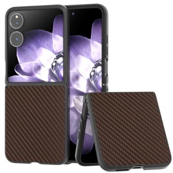 CARBON Ochranný obal pre Xiaomi Mix Flip tmavohnedý