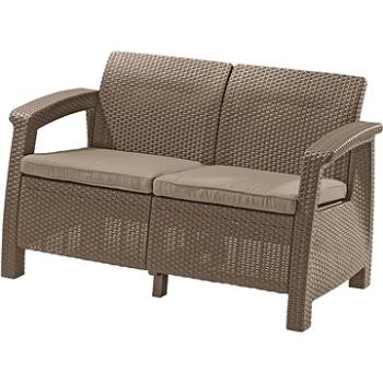 Allibert Lavica CORFU LOVE SEAT cappucino (227644)