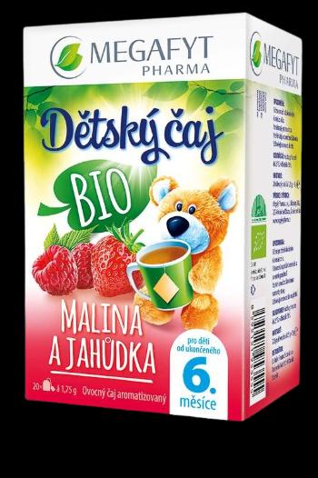 MEGAFYT Detský čaj Malinový a jahodový BIO 20 x 1.75 g