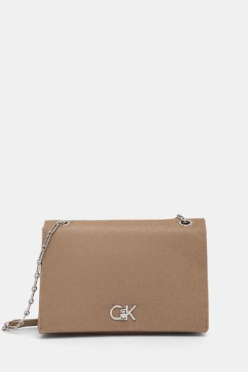 Kabelka Calvin Klein béžová farba, K60K613138