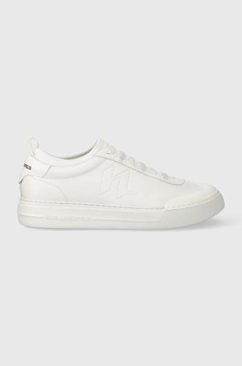 Kožené tenisky Karl Lagerfeld T/KAP KC biela farba, KL51423