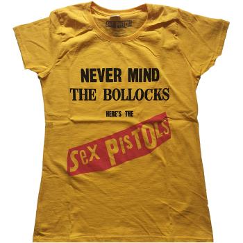 Sex Pistols tričko Never Mind the Bollocks Original Album Žltá XL