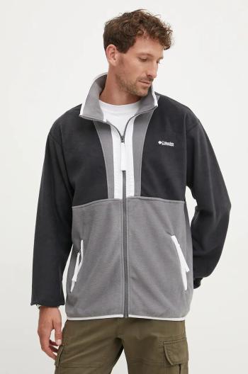 Fleecová mikina Columbia Backbowl II Full Zip Fleece šedá farba, vzorovaná, 2090851