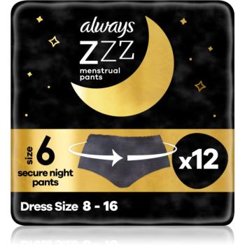 Always Secure Night Pants menstruációs női alsó 12 db