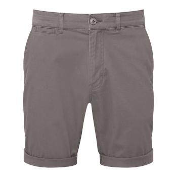 Asquith & Fox Pánske šortky chino - Tmavá bridlica | 2XL
