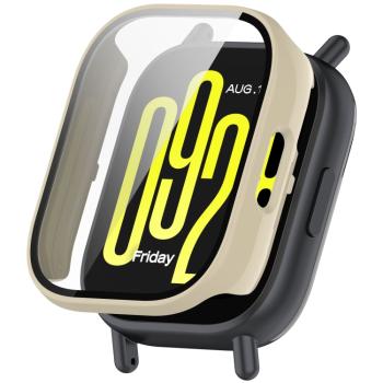 PC FULL COVER Plastový kryt so sklom pre Xiaomi Redmi Watch 5 Lite IVORY
