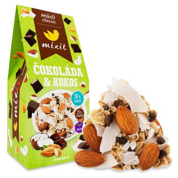 MIXIT Müsli classic čokoláda & kokos 320 g, poškodený obal