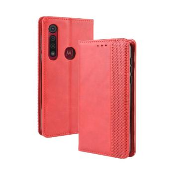 BUSINESS Peňaženkové puzdro Motorola One Macro / Motorola G8 Play červený