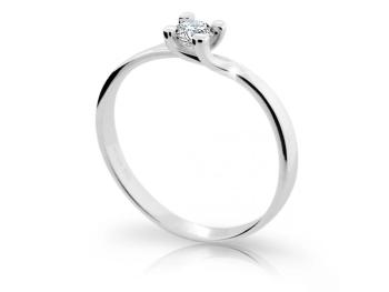 Cutie Diamonds Zásnubný prsteň z bieleho zlata s diamantom DZ6823-1855-10-X-2 54 mm