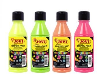 JOVI PREMIUM - Neónové temperové farby 250 ml ružová 51908