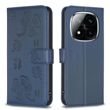 ART CLOVER Peňaženkový obal pre Xiaomi Redmi Note 14 Pro modrý