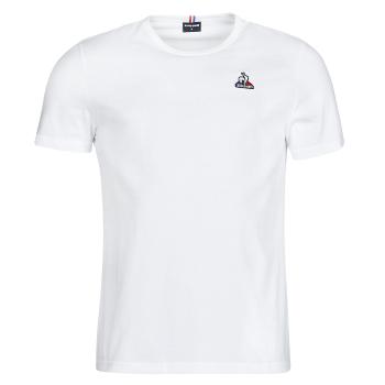 Le Coq Sportif  ESS TEE SS N°4 M  Tričká s krátkym rukávom Biela