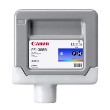 Canon PFI-306BL, 6665B001 modrá (blue) originálna cartridge