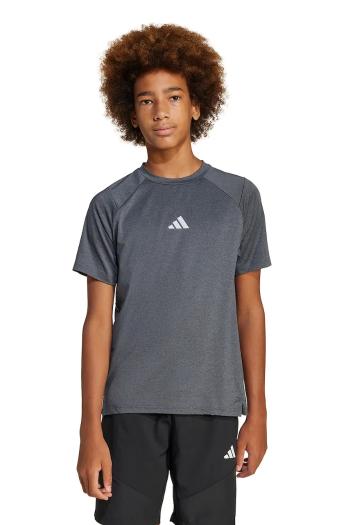 Detské tričko adidas šedá farba, s potlačou, JJ5050