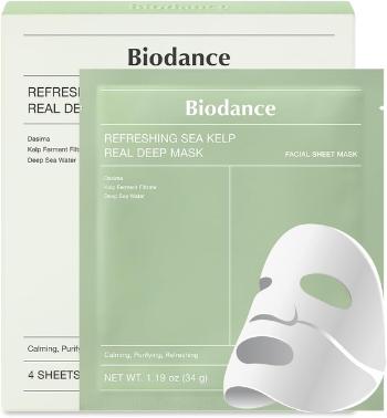 Biodance Upokojujúca pleťová maska Refreshing Sea Kelp (Real Deep Mask) 4 ks