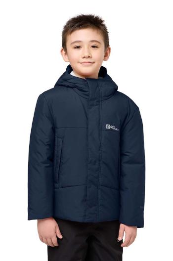Detská zimná bunda Jack Wolfskin tmavomodrá farba, A61847