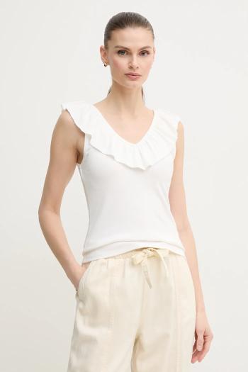 Top Pepe Jeans MILLIE biela farba, PL506050
