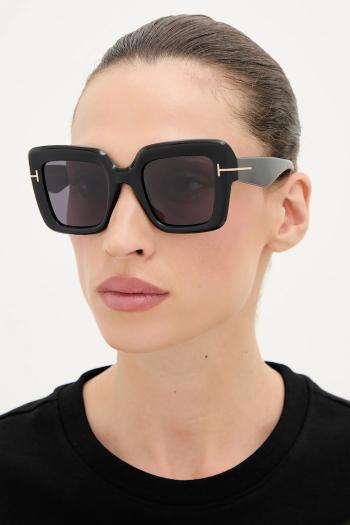 Slnečné okuliare Tom Ford Esme dámske, čierna farba, FT1157_5001A
