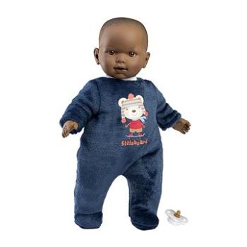 Llorens 14247 Baby Zareb – reálna bábika s mäkkým látkovým telom – 42 cm (8426265142477)