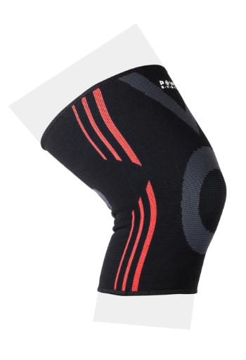 POWER SYSTEM Bandáže na kolená Knee Support Evo L, oranžová (veľkosť, obvod kolena - 40,6 - 47,0 cm) 2 ks