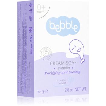 Bebble Cream-Soap Lavender krémové mydlo s levanduľou pre deti 75 g