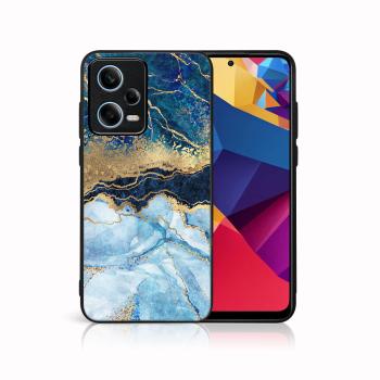 MY ART Ochranný obal Xiaomi Redmi Note 12 5G BLUE MARBLE (141)