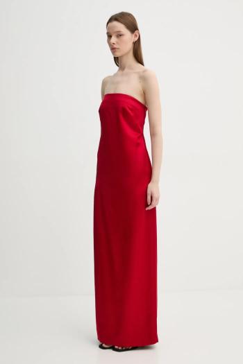 Šaty A.L.C. červená farba, maxi, áčkový strih, 6DRES02534