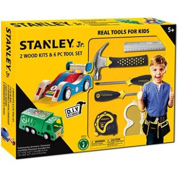 Stanley Jr.U003-K02-T06-SY Sada 2 ks autíček a 5 kusů nářadí. (7290016261271)