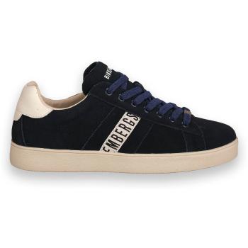 Bikkembergs  NAVY SUEDE  Módne tenisky Modrá