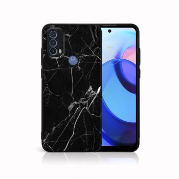 MY ART Ochranný obal Motorola Moto E30 / E40 BLACK MARBLE (142)