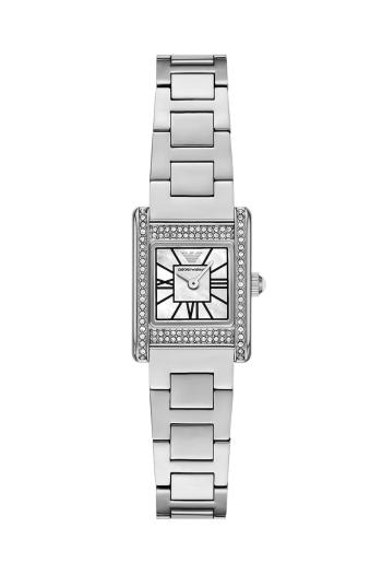 Hodinky Emporio Armani MINI GENNI dámske, strieborná farba, AR11662