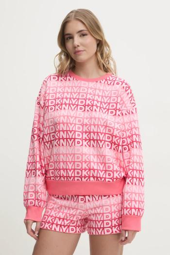 Pyžamo Dkny dámske, ružová farba, YI50040