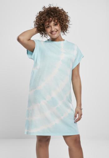 Urban Classics Ladies Tie Dye Dress aquablue - 3XL