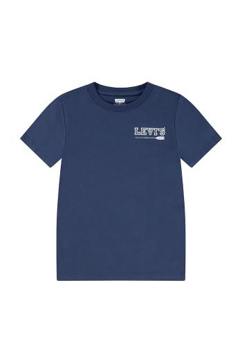Detské tričko Levi's REGATTA TEE tmavomodrá farba, s potlačou, 8EM280