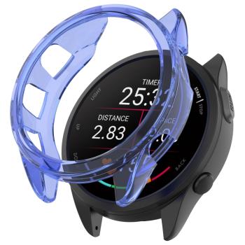 TPU HALF COVER Kryt pre Garmin Forerunner 165 / 165 Music modrý