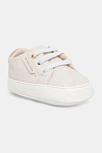 Topánky pre bábätká Michael Kors BABY DARLEANE béžová farba, MK02536256