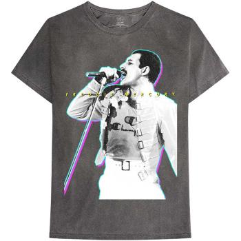 Freddie Mercury tričko Glow Čierna XXL