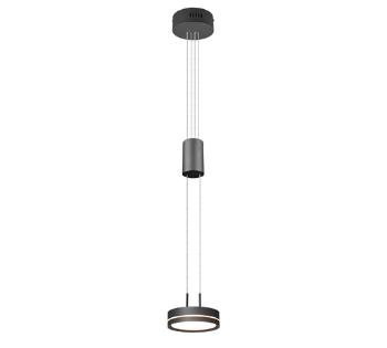 LED závesné osvetlenie Trio Franklin antracit 326510142