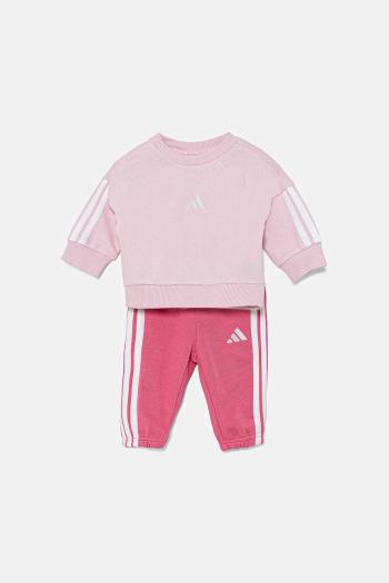 Tepláková súprava pre bábätká adidas ružová farba, JV9853