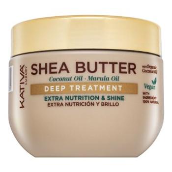 Kativa Shea Butter Coconut Oil - Marula Oil Deep Treatment vyživujúca maska pre hebkosť a lesk vlasov 300 ml